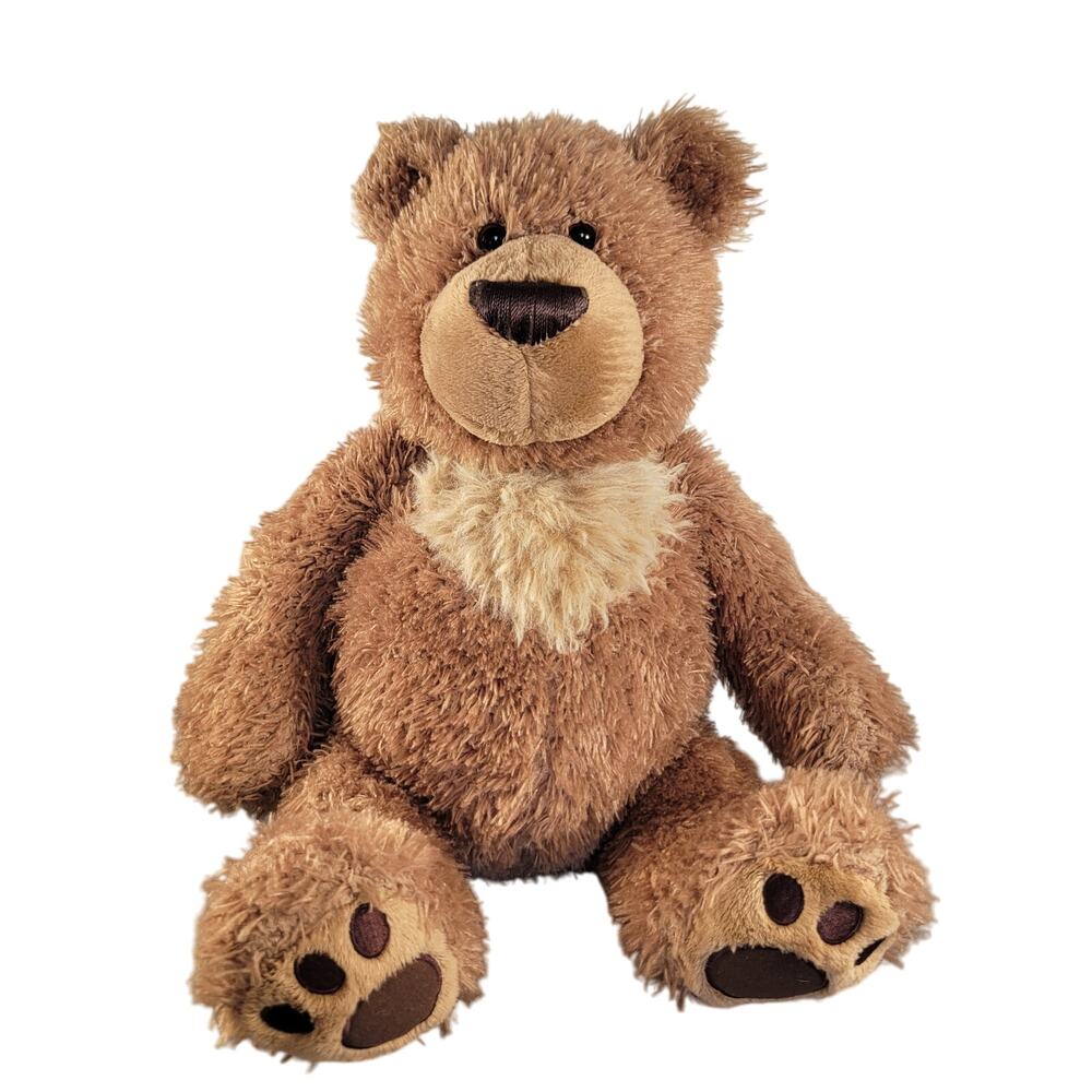 Gund Slumbers Plush Teddy Bear Brown 17" Soft Stuffed Animal Toy #320739